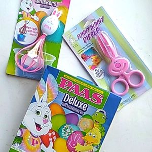 Set of 3 Egg Coloring kit and tools